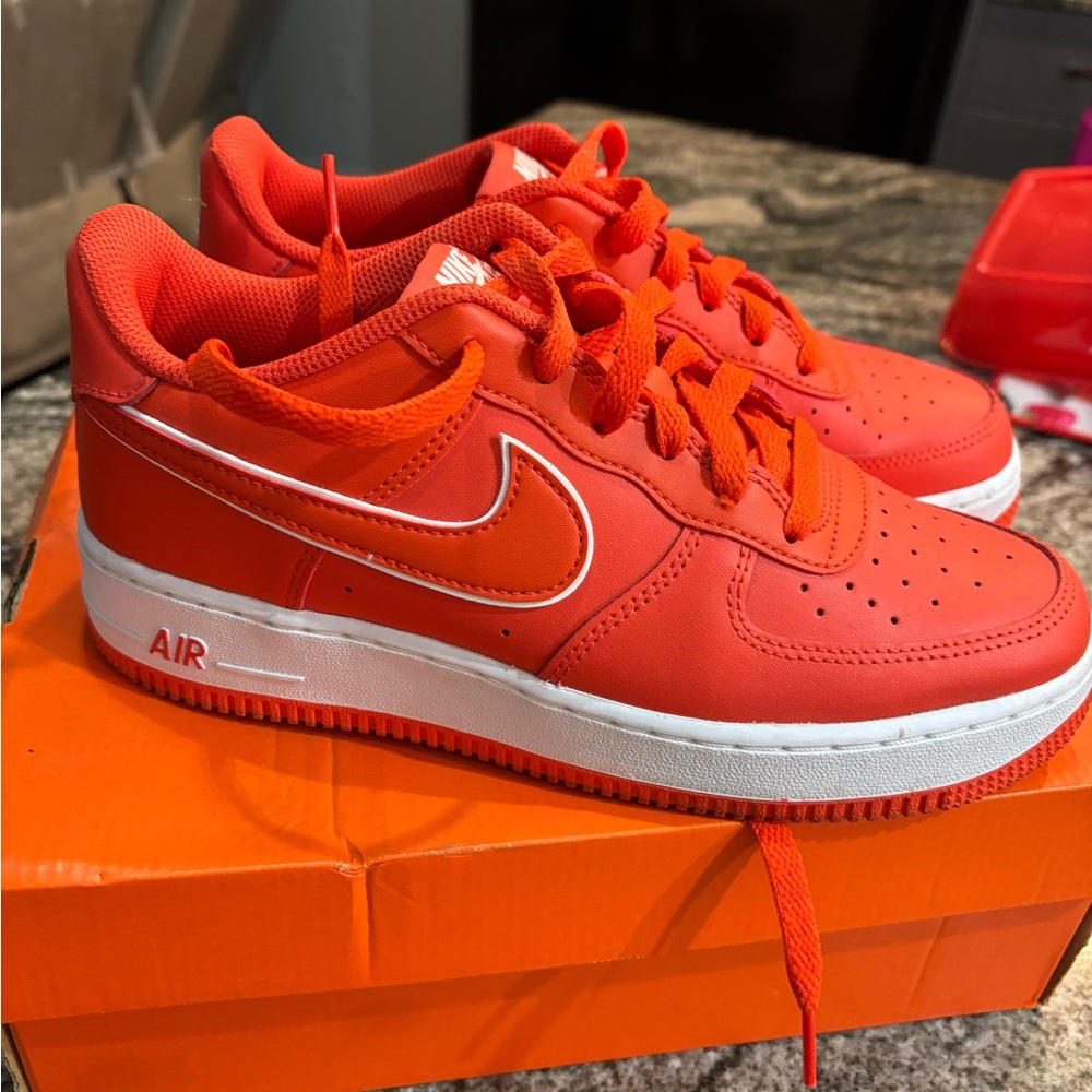 Nike Air Force 1 Low Bright Orange Sneakers